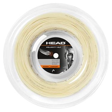 Imagem de HEAD Corda de Raquete de Tênis Velocity MLT 660' Carretel Multifilamento - Natural, Calibre 17