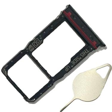 Imagem de SECRETIGER Suporte de bandeja de cartão SIM com pino de substituição para Moto rola Moto G 5G 2024 XT2417 XT2417D XT2417-1 Acesso fácil ao cartão SIM - Verde sálvia