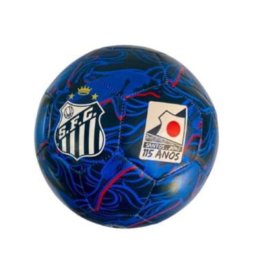 Imagem de Bola do Santos Azul Oficial - Futebol de Campo