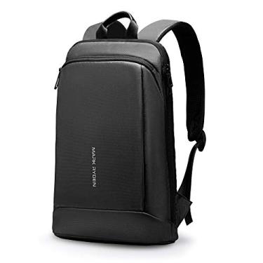 Imagem de MARK RYDEN Mochila Executiva Slim Impermeável Para Notebook 15,6 Cor Preta Modelo MR-9813