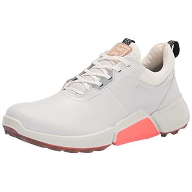 Imagem de ECCO Sapato de golfe feminino Biom Hybrid 4 Gore-tex impermeável, Branco, 9-9.5