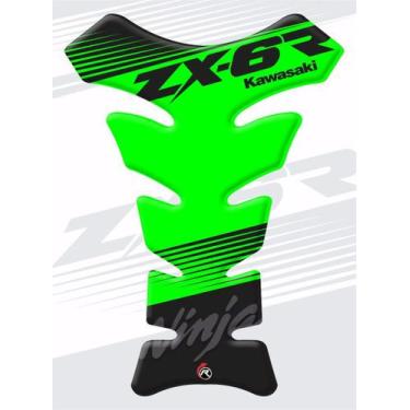 Imagem de Tank Pad Protetor De Tanque Adesivo Resinado Zx 6r Kawasaki - Resitank