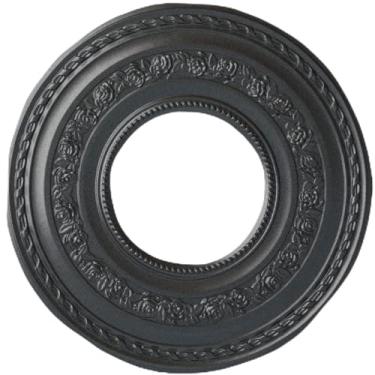 Imagem de Ekena Millwork CM29ATACS 29 3/8" OD x ID x 1 1/8" P Anthony Medalhão de teto (serve em toldos até 11 5/8"), pintado à mão, cobre antigo, 29 3/8"OD x 11 5/8"ID x 1 1/8"P (Fits Canopies up to 11 5/8"), Hand-Painted Pewter