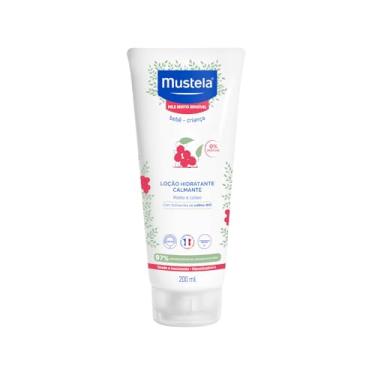 Imagem de Hidratante e Calmante sem Fragrância para Pele Muito Sensível/Sensibilizada dos Bebês e Crianças, Mustela Bebê, Rosa, Médio/200 ml