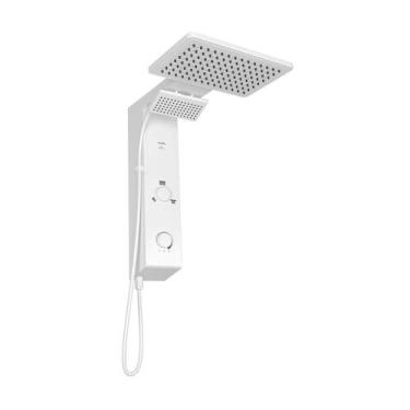 Imagem de Ducha Chuveiro Hydra Falls Eletrônico Branco, 110V