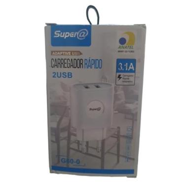 Imagem de Fonte carregamento 2 USB 3.1A - SUPER@