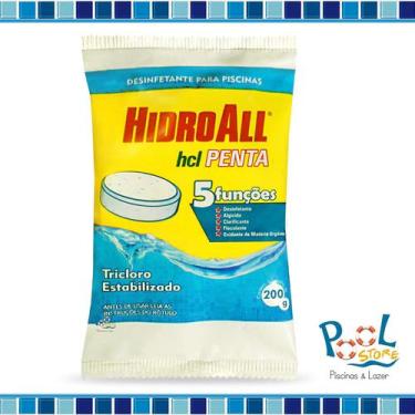 Imagem de Pastilha de Cloro HCL Penta Hidroall 200g