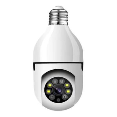 Imagem de Câmera Dome Lâmpada Espia Wifi 1080p Audio Ptz 360 - Dura Well