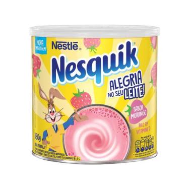 Imagem de Achocolatado em Pó Nescau Nesquik Morango - Lata 380g, 380g