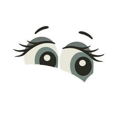 Imagem de Stencil Pintura Simples Sopreposição Olhos 17X6,5 STP-129 - Litoarte