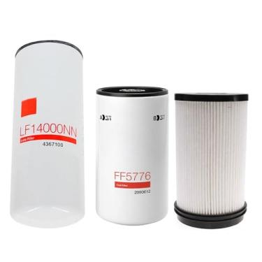 Imagem de DHAZIR Lf14000Nn Ff5776 K37-1029 Kit de Troca de Óleo Filtro de Combustível Compatível com Caminhões Cummins Fit Isx 15L 16L Fs20172 K37-1012, K37-1029, K37-1011 Fs20172