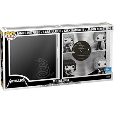 Imagem de Funko Pop Álbuns Deluxe: Álbum 2 - Preto e Branco - Lars Ulrich - Metallica - Boneco de vinil colecionável - Ideia de presente - Mercadoria oficial - Brinquedos para crianças e adultos - Fãs de música