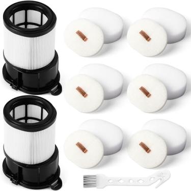 Imagem de 15 peças de substituição de filtro HEPA IP3251 IP1251 compatível com Shark IP3251 PowerDetect aspirador sem fio leve e limpo, aspirador de pó sem fio Shark IP1251 PowerDetect