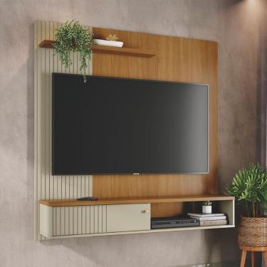 Imagem de Painel Tv 65 Polegadas Sintra Cumaru Opala