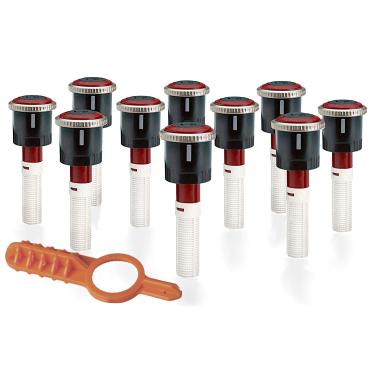 Imagem de Sprinkler Pacote com 10 bocais Hunter MP Rotator MP1000 90-210 8'-15 com ferramenta !