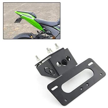 Imagem de Xitomer ZX10R Tail Tidy / Fender Eliminator / Suporte de placa de licença para KAWASAKI ZX-10R ZX-10RR 2016 2017 2018 2019 2020, compatível com OEM/Stock Blinker e sinal de seta de reposição