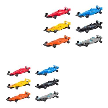 Imagem de Kit de Carrinhos de Fórmula 1 com 6 Miniaturas e 2 Pistas Ejetoras, Brinquedo Infantil