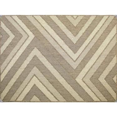 Imagem de Tapete 150 x 200 decorativo sisal sem pelo não escorrega sala quarto e