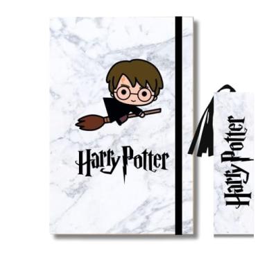 Imagem de Caderno Harry Potter -05– Capa Flexível A5 (50 Folhas) + Marcador de Página