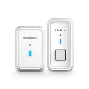 Imagem de Campainha Sem Fio Intelbras CIB 101 Com Bateria Branco 