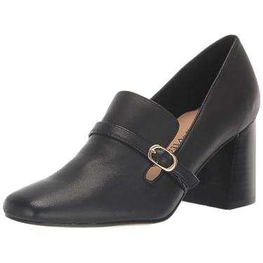 Imagem de Bella Vita Ashton Scarpin feminino, Couro preto, 6 Wide