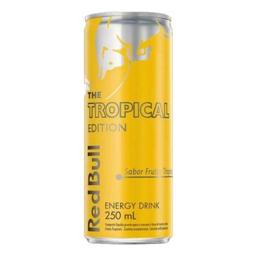 Imagem de Kit c/ 4 Energetico Frutas Tropicais Red Bull Lata 250ml The