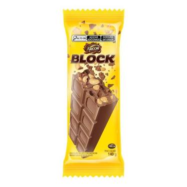 Imagem de Kit c/ 6 Arcor Chocolate Chock Block 140g