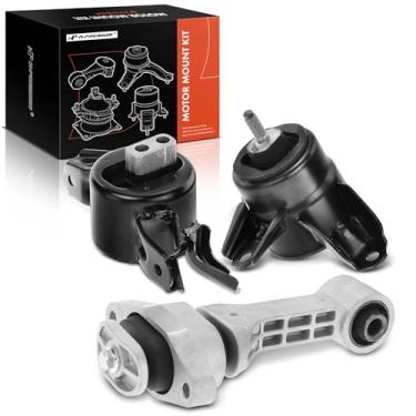 Imagem de A-Premium Conjunto de montagem de motor e transmissão de 3 peças compatível com Hyundai Accent 2012-2017, Elantra 2011-2016, Elantra Coupe 2014, Veloster & Kia Forte, Forte Koup, Rio, transmissão