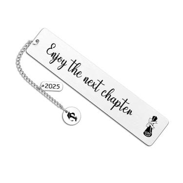 Imagem de Marcador de livro inicial de graduação para ela, classe de 2025, ensino médio, faculdade, universidade, pós-graduação para mulheres e homens 2025 mestrado ensino médio presente de formatura para