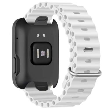 Imagem de Pulseira esportiva de silicone Ocean - compatível com Apple Watch Ultra 2/Ultra de 49 mm, 45 mm e 44 mm, unissex, respirável, macia e impermeável para iWatch Ultra 2, iWatch Ultra série 10 de 46 mm SE