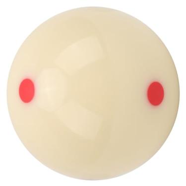 Imagem de Bola de Sugestão de Resina de, Bola de Treinamento Padrão de Bilhar Com Pontos de Ponto, Conveniente para Transporte e Prática (DOT vermelho)