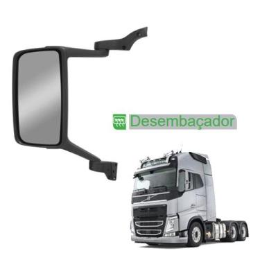 Imagem de Retrovisor para Volvo FH 2010 até 2014 LE c Desembaçador - Fabbof