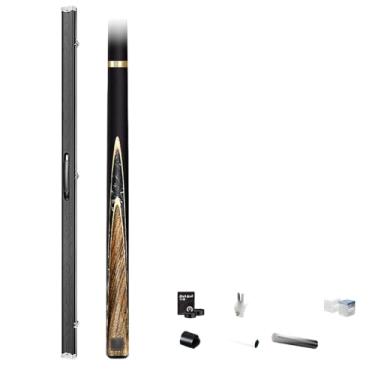 Imagem de Taco de Bilhar Profissional, Feito com Madeira Durável, Design Exclusivo e Construção Impecável para Profissionais (A Tacos de bilhar e acessórios+ barril box B, 10mm)