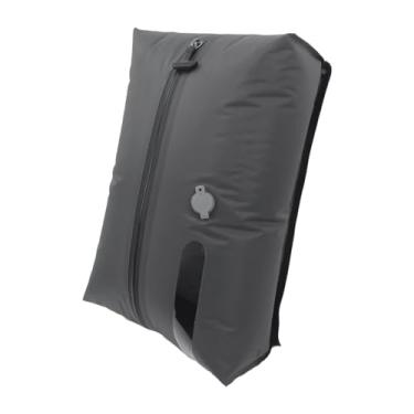 Imagem de AFXGUSD Saco de vácuo à prova d'água para armazenamento de bagagem, embalagem de compressão, economia de espaço para colchão, com Janela