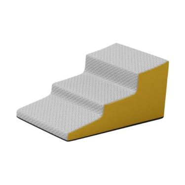 Imagem de Generic Escadas para cães, rampa, escada de escalada para cabeceira de cachorro, escadas para animais de estimação para sofá, cadeira, escada, Amarelo