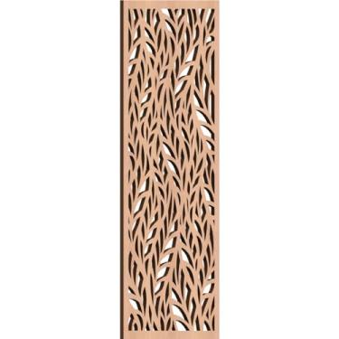 Imagem de Ekena Millwork WALW10X25X0250OVEAL Ortonville Painéis de parede de madeira decorativos Fretwork, 24 3/20.3 cm L x 61 cm A, amieiro