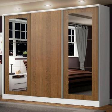Imagem de Guarda-roupa Casal Madesa Eros 3 Portas com Espelhos