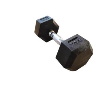 Imagem de Halter Sextavado Emborrachado 10kg - ProtechFit