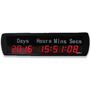 Imagem de 1.8 '' Led Day Countdown Clock, Digital Wall Clock Count Down/Up Days, 24 Horas Digital Timer Days Countdown Clock Para Laboratório