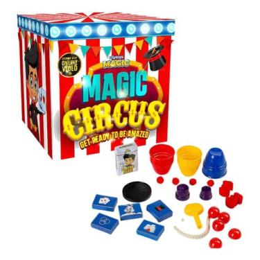 Imagem de Kit de Mágica Magic Circus com 75 Truques Vídeo Online  Fun