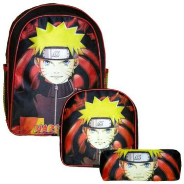 Imagem de Mochila Infantil Escolar Masculina Grande Naruto Passeio - TOYS 2U