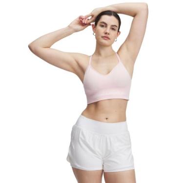 Imagem de Top de Treino Under Armour Vanish Seamless Low Feminino, Rosa, M