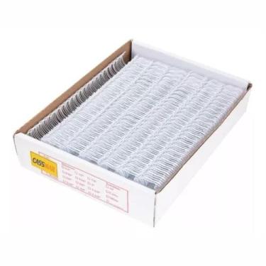 Imagem de Wire-o para Encadernação 2x1 A4 Branco 3/4 para 140fls 25un - Cassmar 