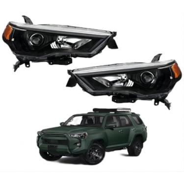 Imagem de Lâmpada esquerda direita LED luz diurna frontal LED conjunto de farol lâmpada de canto ampla compatível com 4Runner 2014-2020 81130-3554 (direita)