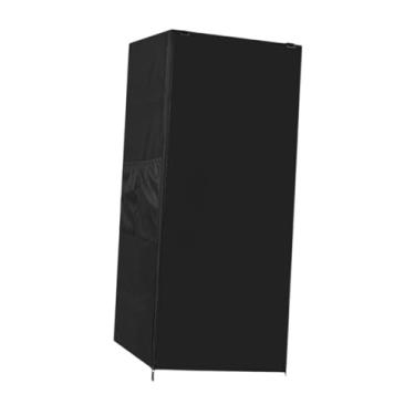 Imagem de Bothyi Capa protetora para geladeira externa, tecido Oxford, zíper, freezers verticais, cobertura para geladeira, gramado, uso doméstico e interno, 92 Cm X 77 Cm X 183