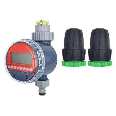 Imagem de BYYINGSUS Válvula esférica Autom-ATIC Temporizador Eletrônico de Irrigação por Gotejamento Sistema Controlador para Estufa de Jardim e Quintal (Temporizador de Válvula Esférica-e)