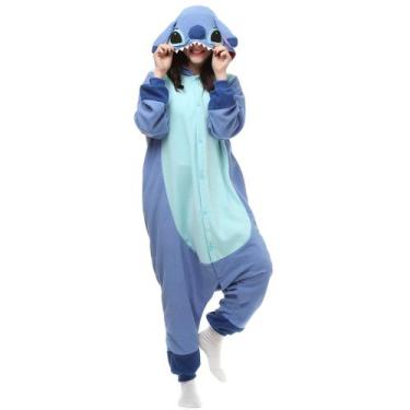 Imagem de Fantasia de pijama MAJ&COS Animal, macacão azul de Halloween para adul