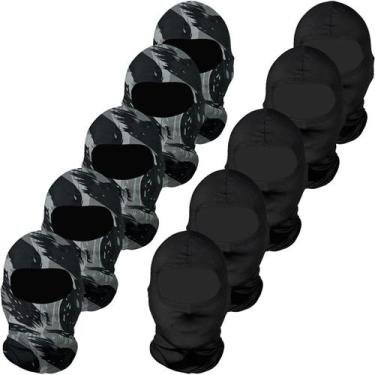 Imagem de Kit 10 balaclavas balaclava touca toca ninja bandana UV50+ - EX311, 5 