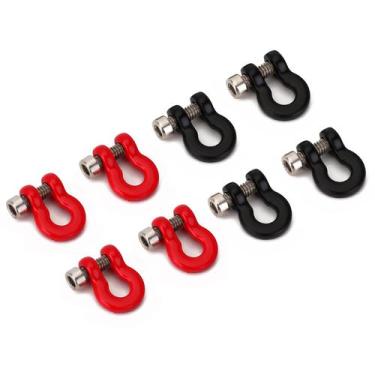 Imagem de Gancho de reboque INJORA Metal Bumper D-Ring para carro RC Crawler 1/2