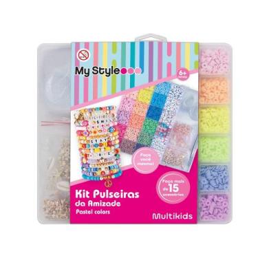 Imagem de Kit Pulseiras da Amizade My Style Faça Você Mesma Multikids - BR2313, 
